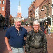 Avec son petit-frère Paul Dorsey, Burlington, VT, USA