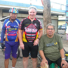With Kemyoran Cycling Club bikers, Jakarta, Indonesia